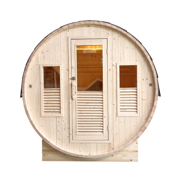 Sauna extérieur Gaïa Bella – 3 places, cabine vapeur & design – Image 9