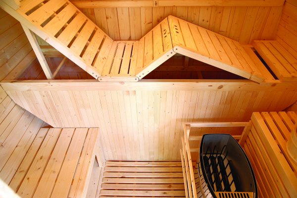 Sauna extérieur Gaïa Bella – 3 places, cabine vapeur & design – Image 2