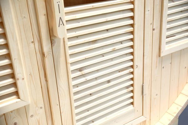 Sauna extérieur Gaïa Bella – 3 places, cabine vapeur & design – Image 3