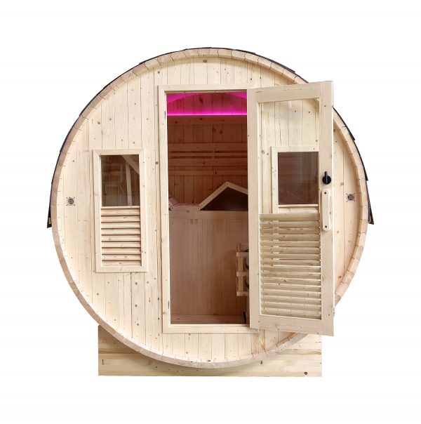 Sauna extérieur Gaïa Bella – 3 places, cabine vapeur & design – Image 5