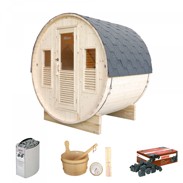 Sauna extérieur Gaïa Bella – 3 places, cabine vapeur & design – Image 6