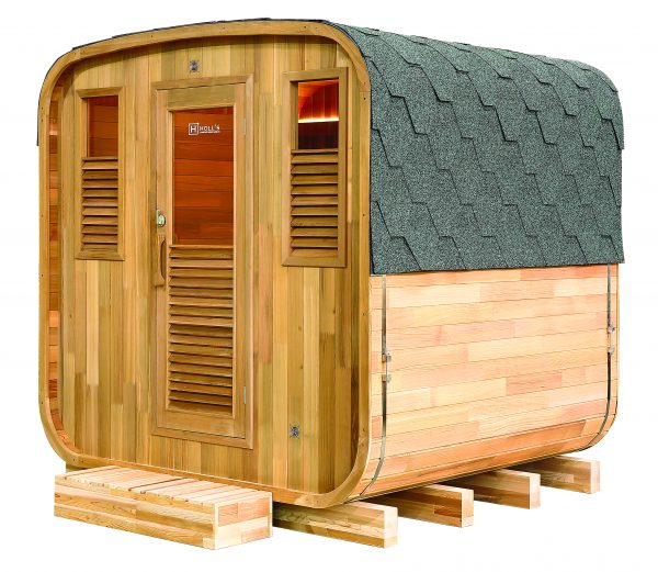 Sauna d’extérieur Gaïa Nova – 6 places – Épicéa du Canada