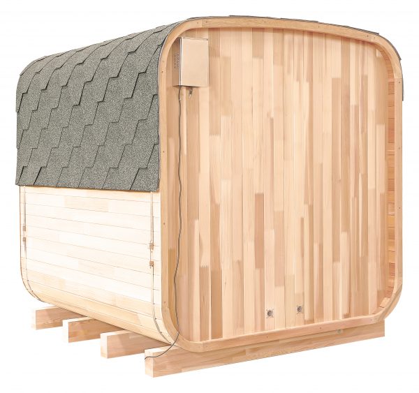 Sauna d’extérieur Gaïa Nova – 6 places – Épicéa du Canada – Image 4