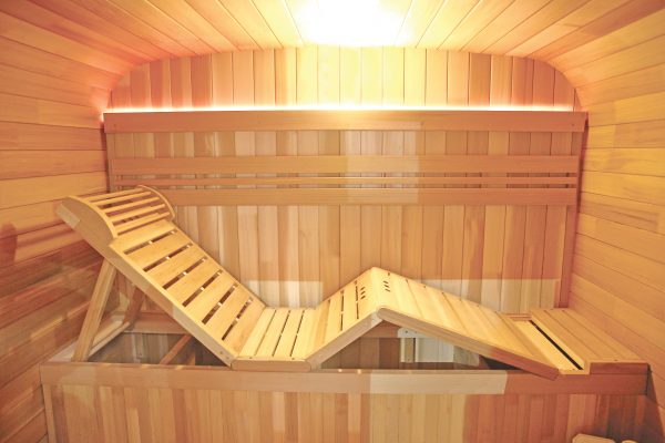 Sauna d’extérieur Gaïa Nova – 6 places – Épicéa du Canada – Image 3