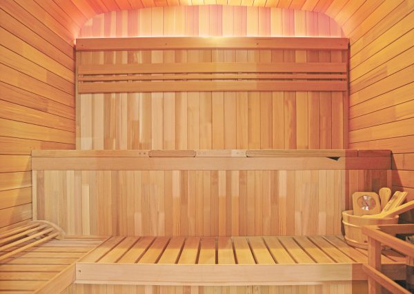 Sauna d’extérieur Gaïa Nova – 6 places – Épicéa du Canada – Image 11