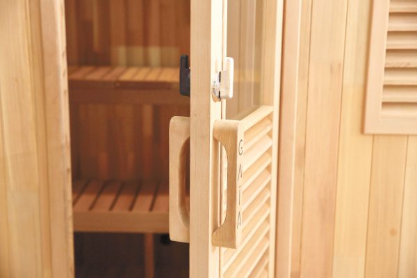 Sauna d’extérieur Gaïa Nova – 6 places – Épicéa du Canada – Image 9