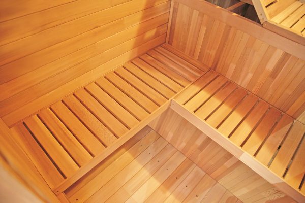 Sauna d’extérieur Gaïa Nova – 6 places – Épicéa du Canada – Image 8