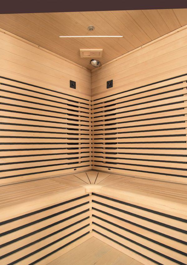 Sauna infrarouge Canopée – Cabine Infrarouge Triple Care & Bois d’Épicéa 2 à 6 places – Image 12