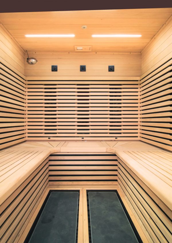 Sauna infrarouge Canopée – Cabine Infrarouge Triple Care & Bois d’Épicéa 2 à 6 places – Image 14
