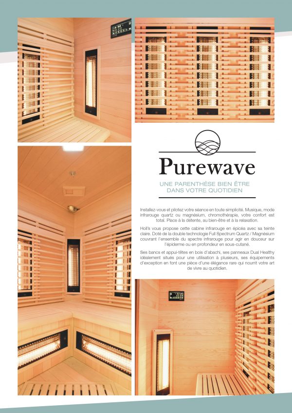 Sauna Infrarouge Purewave – Technologie Dual Healthy & Épicéa de Qualité de 2 à 4 places – Image 5